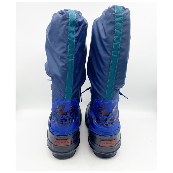 NWB Sorel Freestyle Beret Boots in Navy Marine Size 10 - Picture 6 of 12